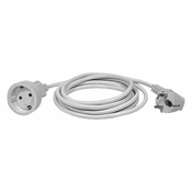Emos P0125R produžni kabel, 5m, bijeli