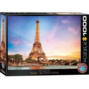 EuroGraphics Puzzle Eifflov stolp, Pariz 1000 kosov