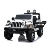 Otroški avto na akumulator Jeep Wrangler Rubicon 4X4 Bela lea