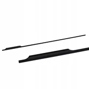 shumee Ročaj za pohištvo, šop 1200 mm 120 cm 1,2 m, črn MAT, AKS, moderno omarno pohištvo