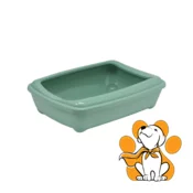 Moderna Arist-O-Tray+Rim Large Green, Toalet Za Macke, Zeleni