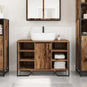 vidaXL Omarica za umivalnik  Star les 91x35x60 cm Umetni les