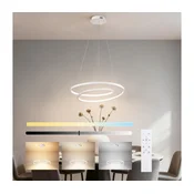Brilagi-LED luster na sajli TWISTER LED/48W/230V, prigušiva, precnik 50 cm, bela + daljinski upravljac
