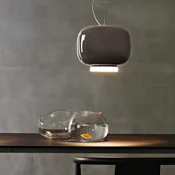 Foscarini Chouchin 3 LED viseča svetilka, siva - Kuhinja - Dizajn - Steklo
