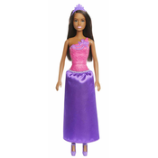 Barbie Dreamtopia Kraljevska Lutka – Rjavolaska z Bleščečim Vijoličnim Krilom in Ujemajočim Trakom za Lase (HGR02)