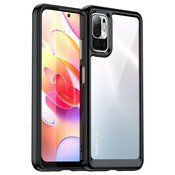 Hibridna maska Frame Shield za Xiaomi Redmi Note 10 5G / Poco M3 Pro / Poco M3 Pro 5G - crna