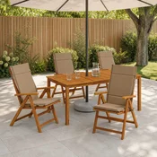 vidaXL 6-delne blazine za visok naslon GEMERT 6 pcs 100% poliester