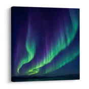 Slika ples polarnega sija ponoči - 20x20