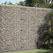 vidaXL Gabion z žico 5 mm in mrežo 5x2,5 cm 50x50x200 cm