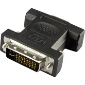 Renkforce DVI / VGA adapter [1x DVI-vtič 24+5pol. - 1x VGA-vtičnica] črne barve Renkforce