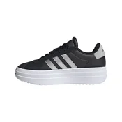 Adidas cipele za djevojcice Vl Court Bold J, KI4773, crne i srebrne