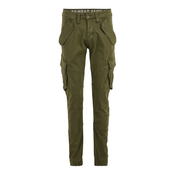 Alpha Industries Hlače iz tkanine Combat 126215 Zelena Slim Fit