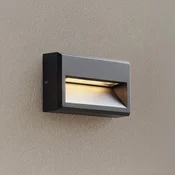 Lucande LED-stenna svetilka za zunanjo uporabo Weno, črna, aluminij, IP65 - Sodobni - peskovno črna, bela