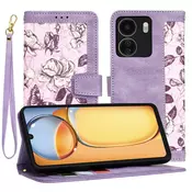 Etui Techsuit FlipCraft za Xiaomi Redmi 13C 4G/Poco C65 - mysterious purple