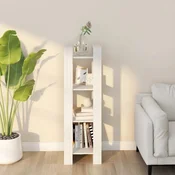 vidaXL vidaXL Knjižna omara/pregrada bela 41x35x125 cm trdna borovina, (20705724)