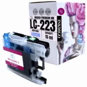 Inkdigo tusz LC223XLC kompatybilny z Brother DCP-J4120DW MFC-J1140W Certyfikat TÜV
