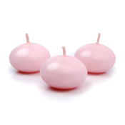 PartyDeco Plavajoče svečke - roza 1 kos 4 cm