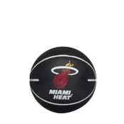 Wilson NBA DRIBBLER MIAMI HEAT, mini košarkaška lopta, crna WTB1100PDQMIA