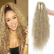 Kodrasti podaljšek za čop | CURLYTAIL, Blonde