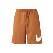 Nike Sportswear Hlače CLUB konjak / bela