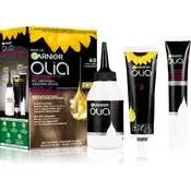 Garnier Olia Big Kit permanentna barva za lase odtenek 6.0 Light Brown 1 kos