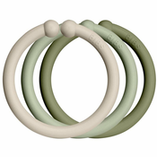 BIBS Loops kolutovi za vješanje Vanilla / Sage / Olive 12 kom