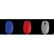 Logitech M110 Silent, Corded Mouse, USB, grey