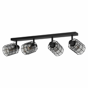 EGLO Spot lampa CONSACA 4xE27 78 cm crna 99713
