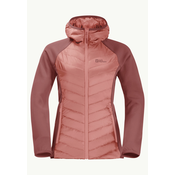 Jack Wolfskin ROUTEBURN PRO HYBRID W, ženska jakna a planinarenje, pink 1710861