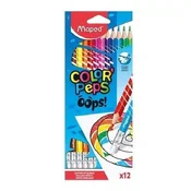 Drvene bojice Maped color peps sa gumicom 1/12