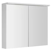KAWA STRIP LED ogledalna omarica 80x70x22cm, bela - Bela - 80x70,4x21,6 cm - Aqualine - KAWA - 24 - MDF/laminat - 800 - 704 - 216 - IP44 - 430 - 9.6 - LED - 14