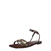 GLAMOROUS Sandale s remencicima smeda