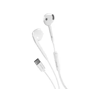 SLUŠALKE TUBB MUSIC HERO ŽIČNE USB-CMIKROFON BELE