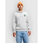 Quiksilver Duality moški pulover s kapuco light grey heather