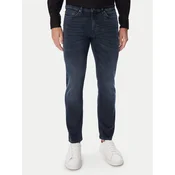 BOSS Jeans hlače Delaware 50571765 Mornarsko modra Slim Fit