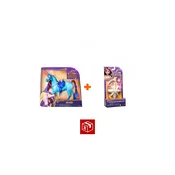 Ugoden set: Unicorn Academy česalni samorog River 28 cm + ogrlica s prstanom