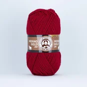 Preja za pletenje Madame Tricote Paris Merino Gold 200 - 100 g | 034 rdeča