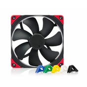 Noctua Noctua NF-A14 PWM chromax.black.swap ventilator za računalniško ohišje, 14 cm, črn, 300-1500 RPM, 24,6 dB, s štirimi vijaki