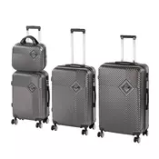 TraveLux Pro XXV set kofer-torbi na kotacima, sivi