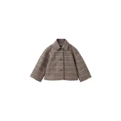 MANGO KIDS Prehodna jakna YORK modra/brokat/temno rjava