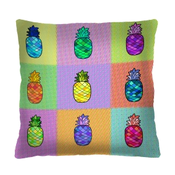 Bertoni Home Unisexs Square Pillow Pinacolada