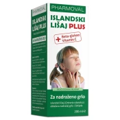 PHARMOVAL ISLANDSKI LIŠAJ PLUS SIRUP 200 ML