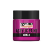 Akrilna barva kovinska - 50 ml - Magenta