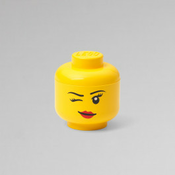 Rumena škatla za shranjevanje v obliki LEGO® Whinky , 10,5 x 10,6 x 12 cm