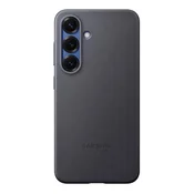 Samsung S25 plastično kućište za telefon s ECO veganskom kožnom stražnjom navlakom – CRNA EF-VS931PBEGWW