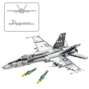 Kocke za sestavljanje F-16 Fighting Falcon 1427 kosov