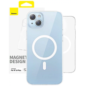 Magnetic Phone Case for iPhone 14 Plus Baseus OS-Lucent Series (Clear)