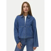 VERO MODA Prehodna jakna VMAURA moder denim