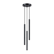 Sollux SL.1341 - Viseci luster na sajli ARCHE 3xG9/8W/230V crna