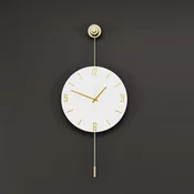 Wallity Zidni sat Mclock-00115, 37x80x7 cm, Zlatne boje